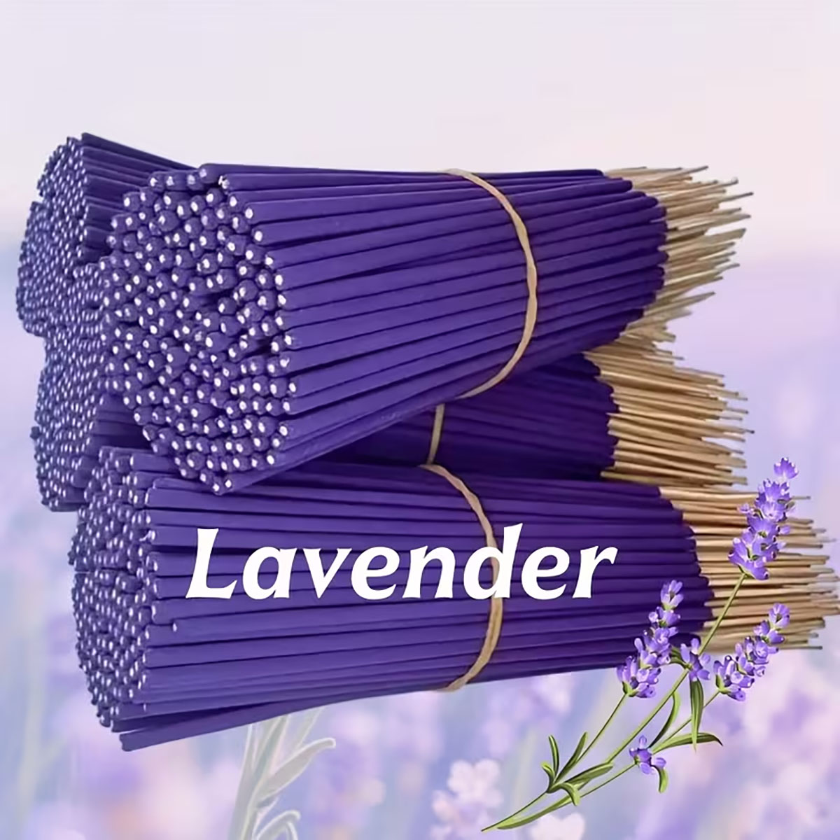 Yoga Fitness Rooms - Bastoncini d'incenso premium all'aroma di lavanda,
