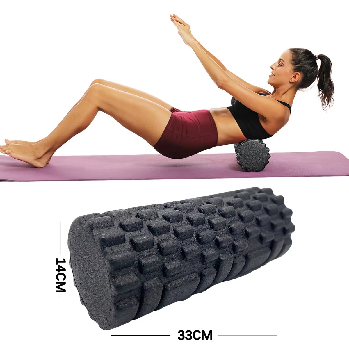 Yoga Fitness Body - 30/33 centimetri Fitness Rullo di Schiuma