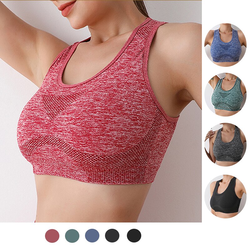 Yoga Fitness Course - CZGUKE Reggiseno push-up traspirante per donna,
