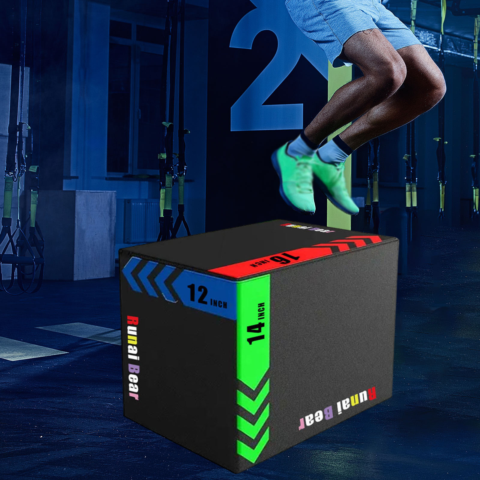 Plyo Jump Box - Box per esercizi di salto Plyo,