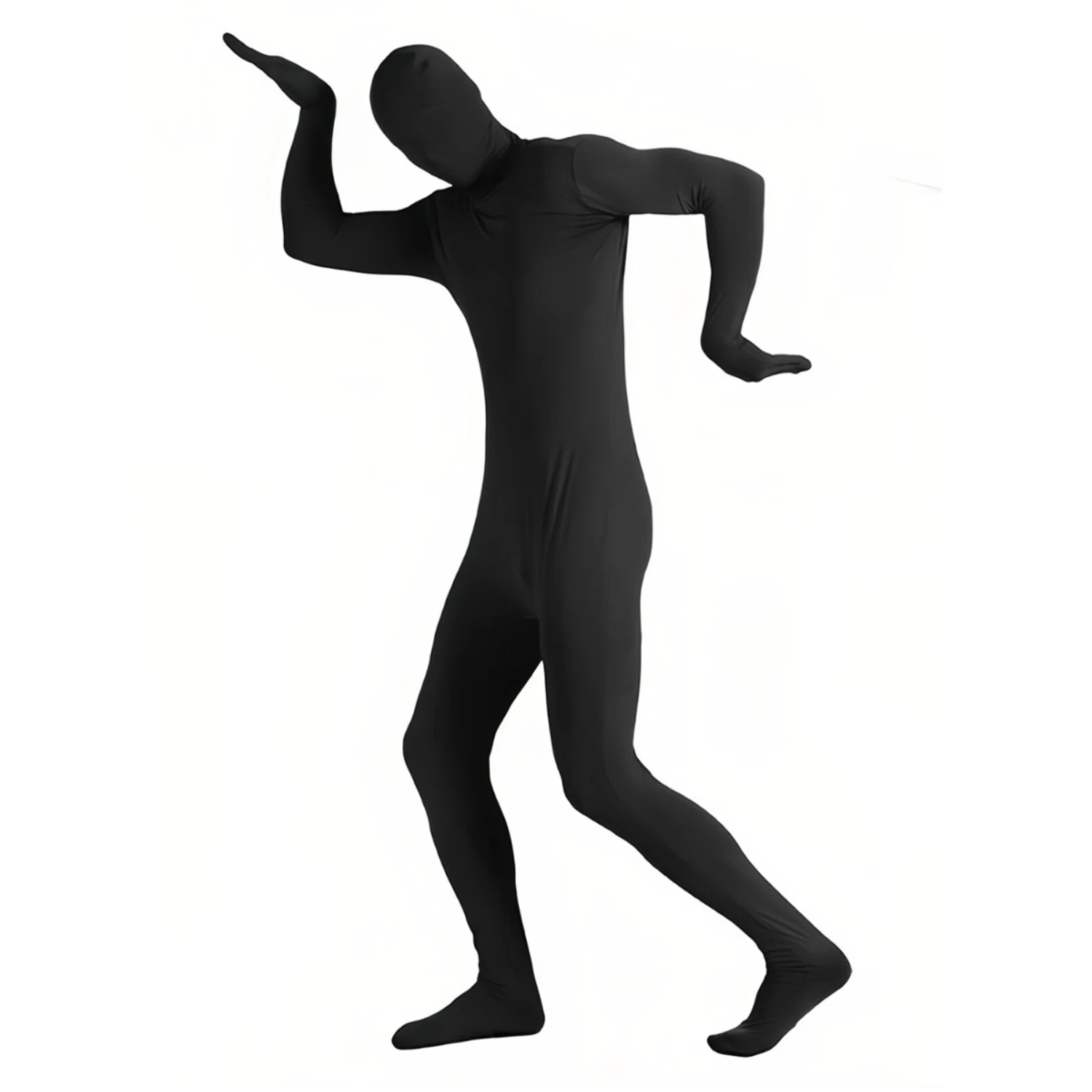 Yoga Fitness Pilates - Tuta Intera in Spandex Nera Unisex,