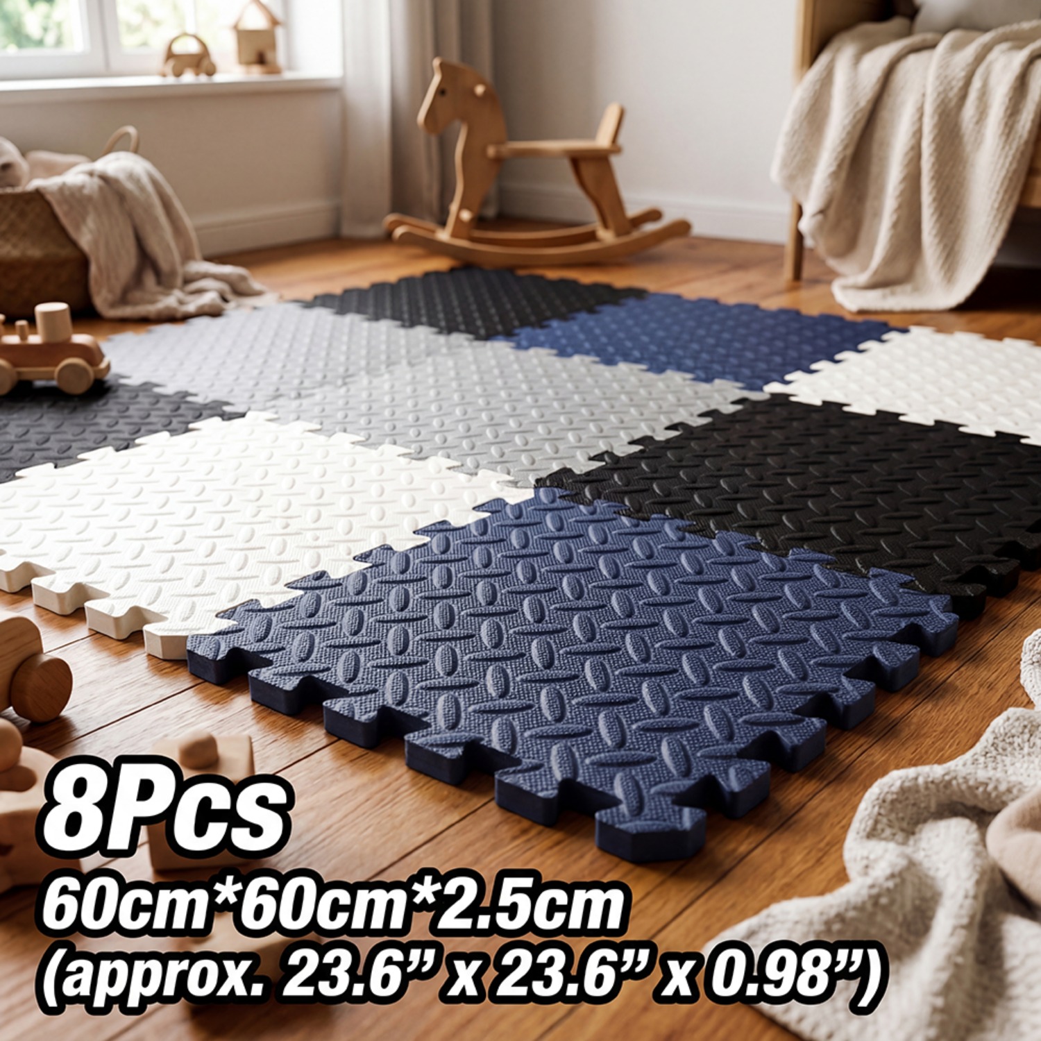 Set di 8 Tappetini in EVA 60x6 - Yoga Fitness Rooms recensione e prezzo