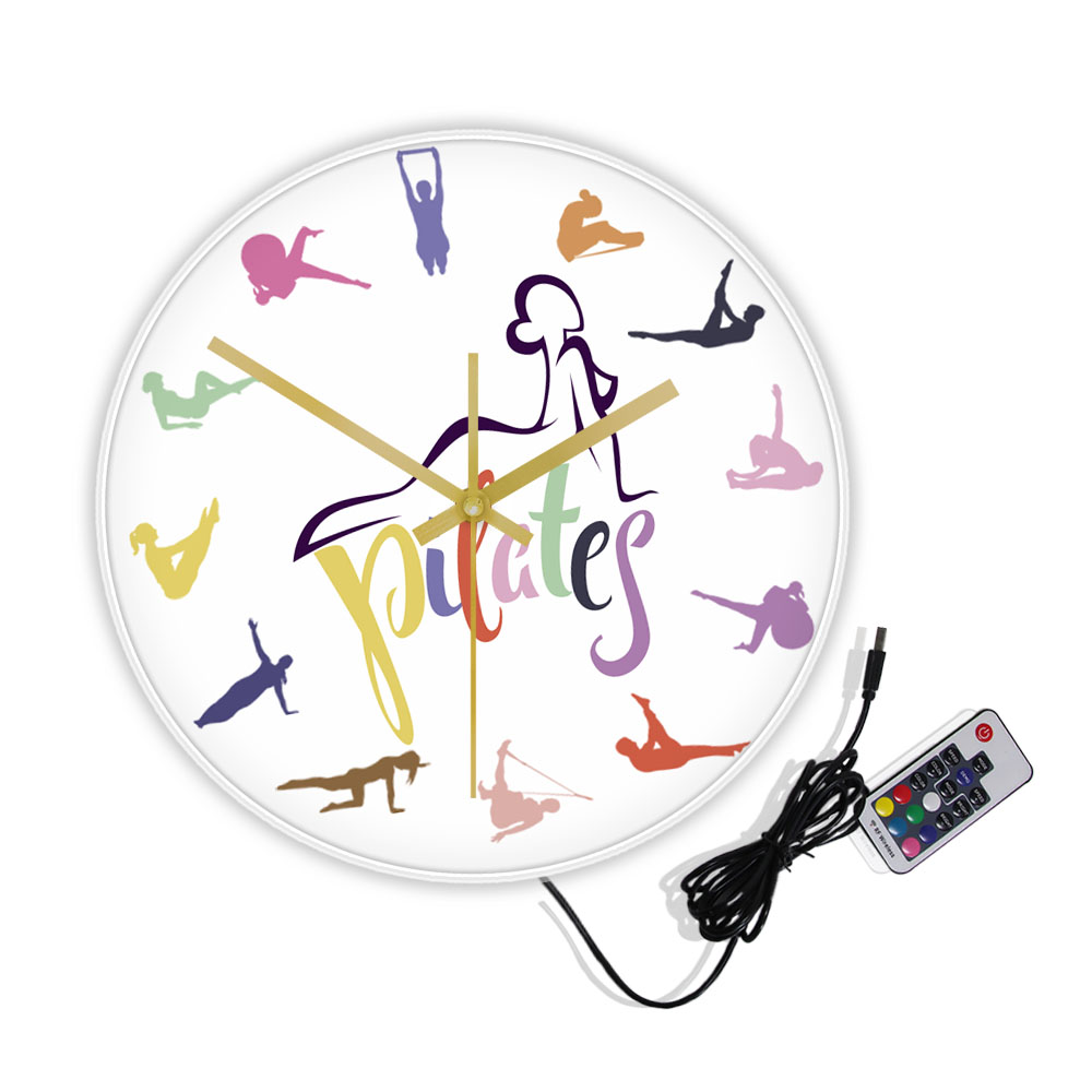 Orologio da Parete con Stampa  - Yoga Fitness Rooms recensione e prezzo
