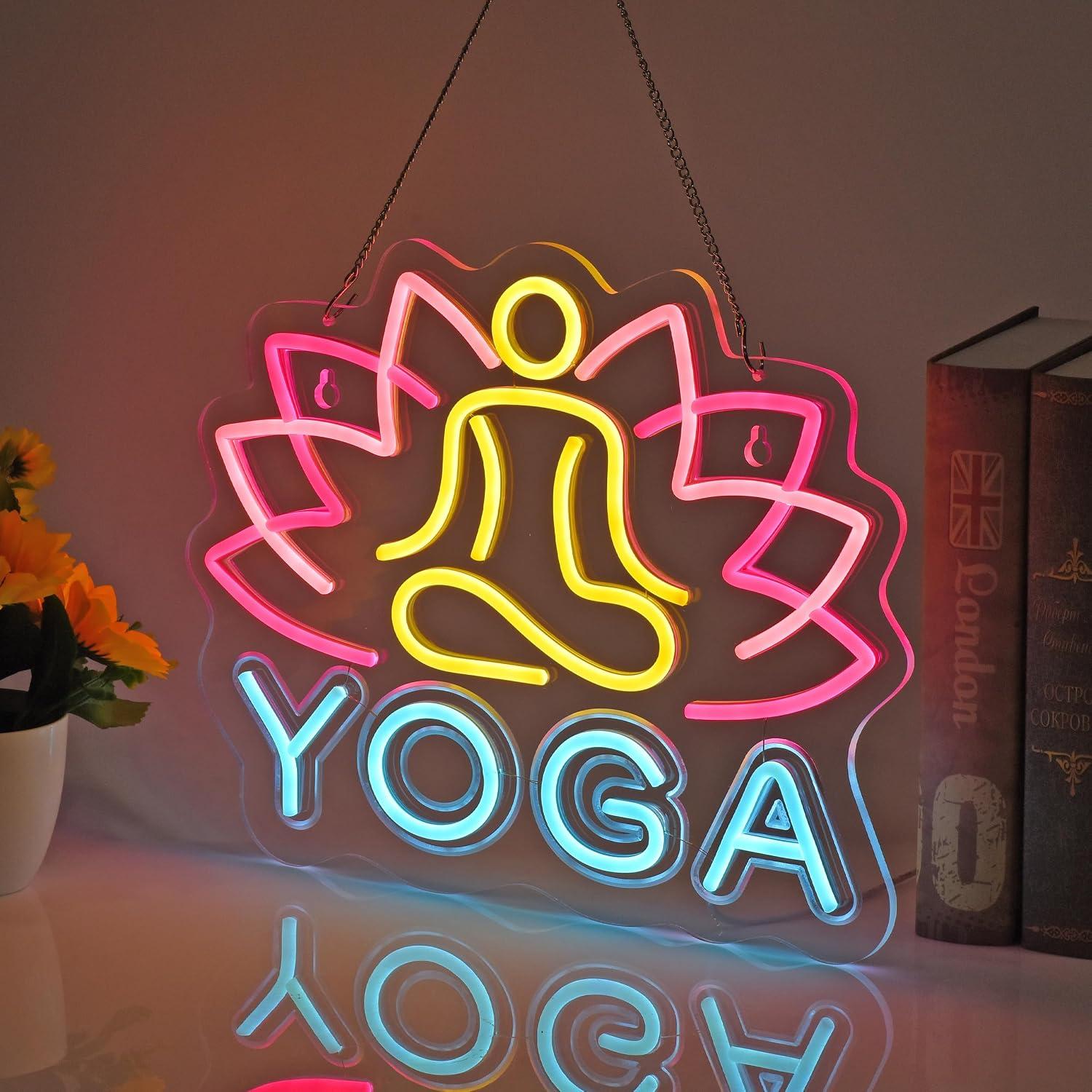 Insegna al Neon per Yoga, Luce - Yoga Fitness Rooms recensione e prezzo